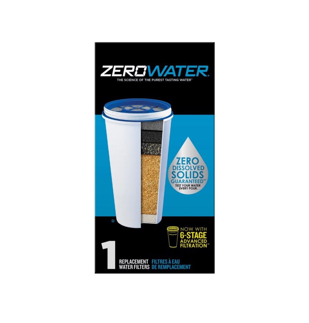 ZeroWater ZF01 Replacement Pitcher Filter, Blue/White