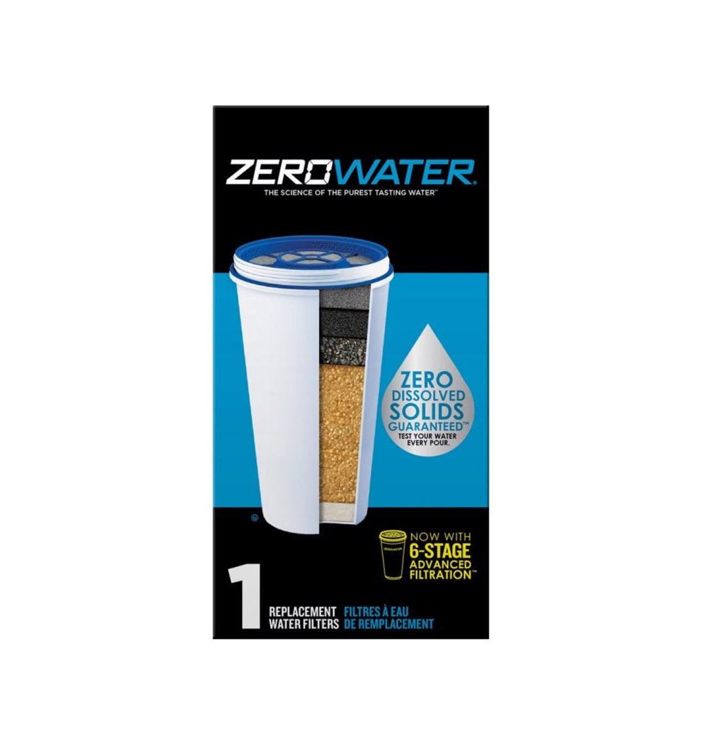 ZeroWater ZF04 Replacement Pitcher Filter, Blue/White