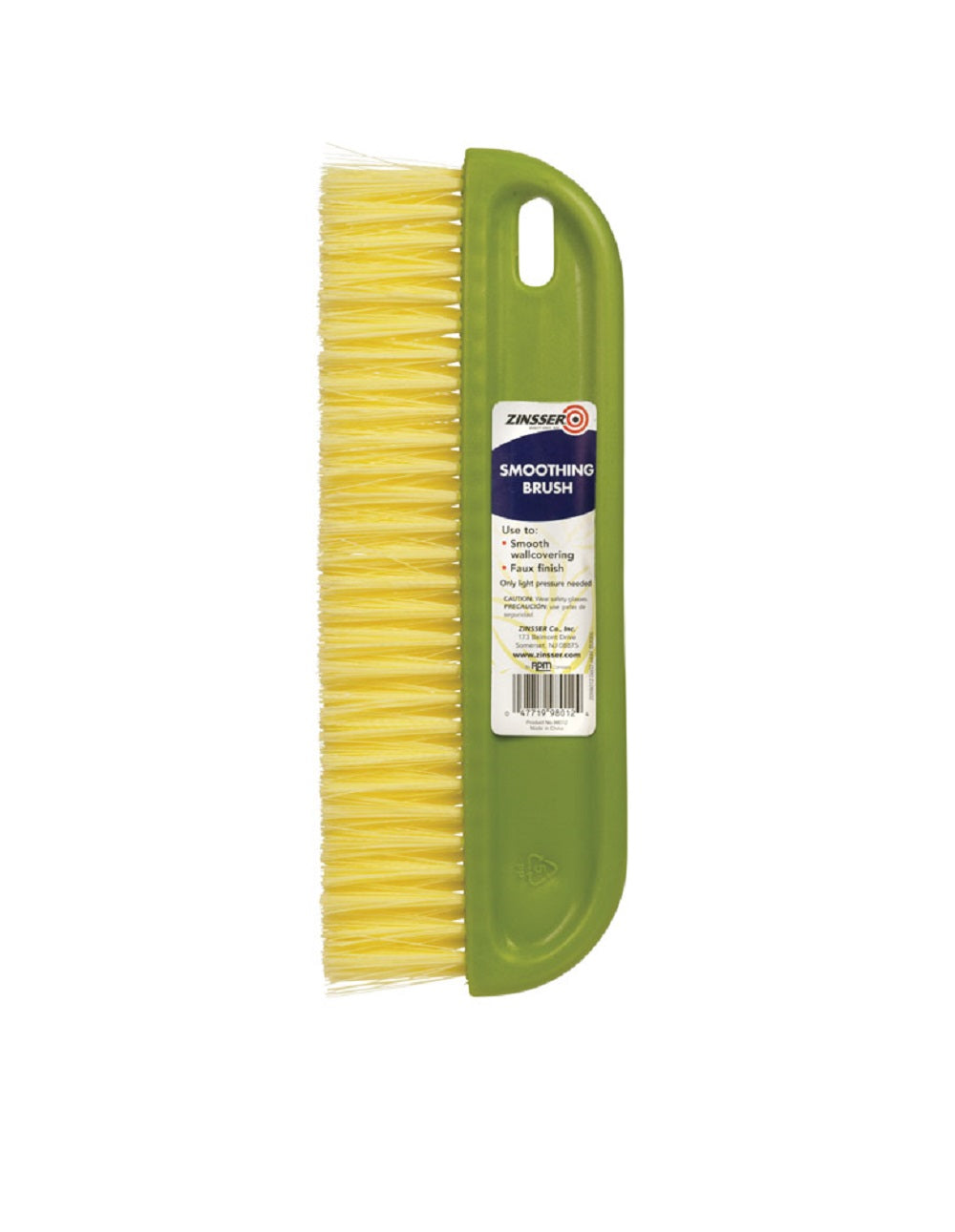 Zinsser 98012 Wallpaper Smoothing Brush, 12 inch, Green/Yellow