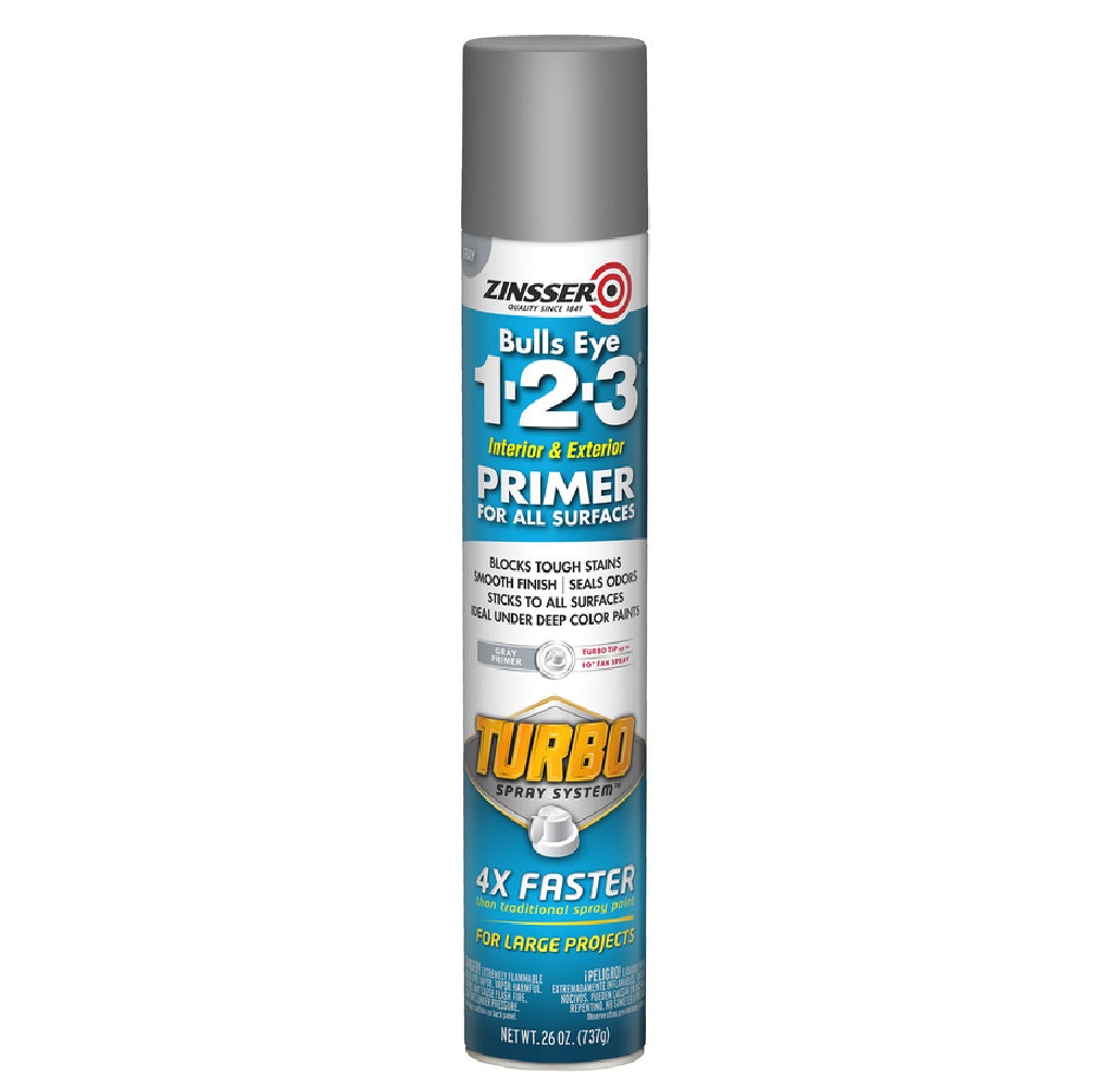 Zinsser 343748 Bulls Eye 123 Oil Primer For All Surfaces, 26 Oz