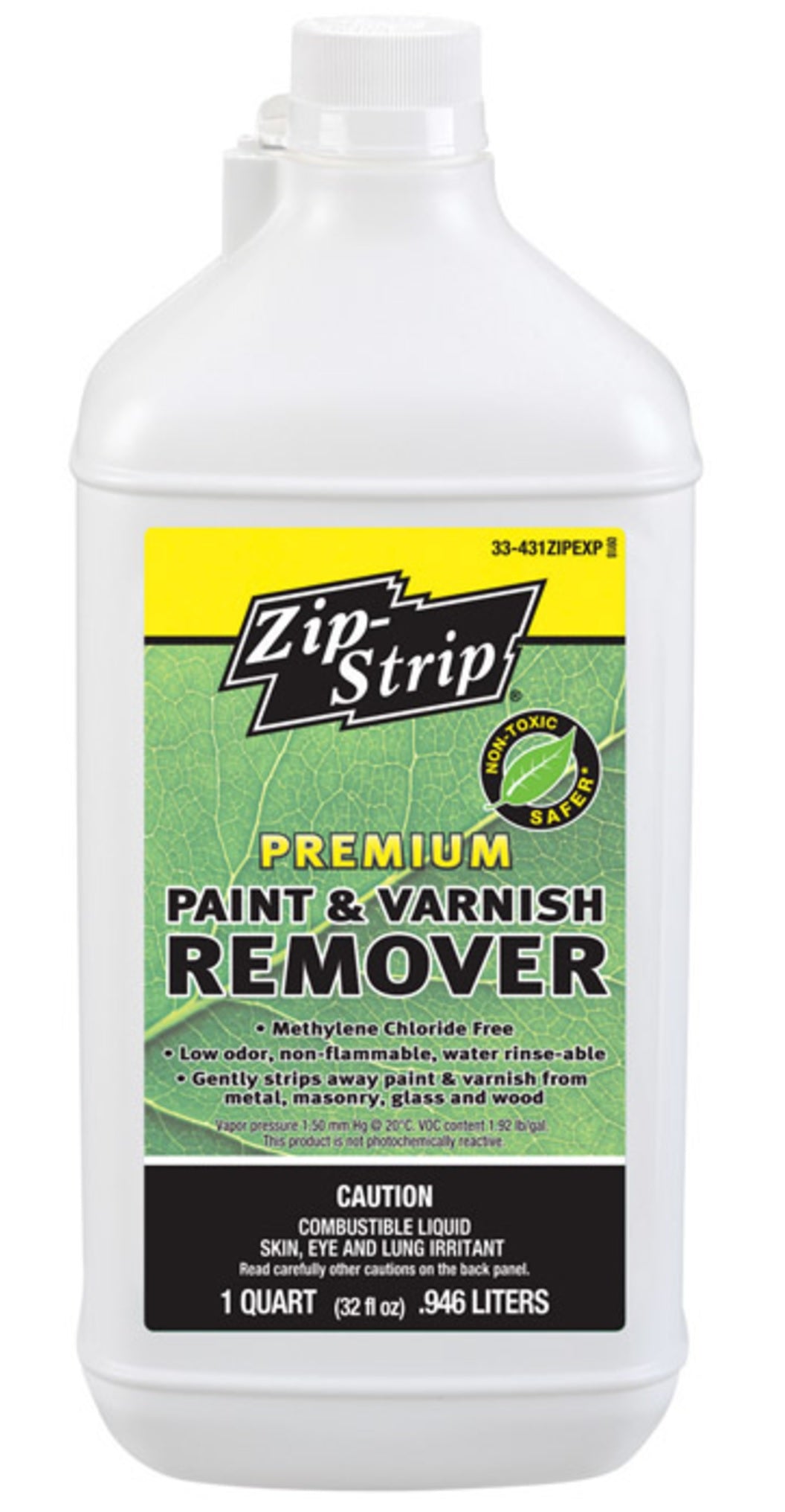 Zip-Strip 33-431ZIPEXP Paint & Varnish Remover, 1 Quart