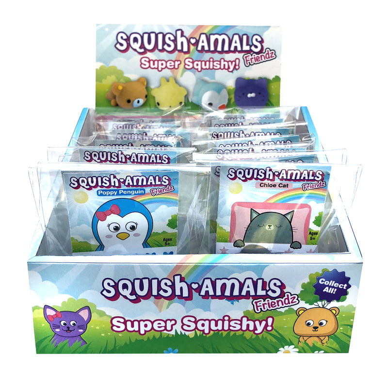 Zorbitz 2499 Squish-Amals Friendz Squishy Animal Toy, Plastic