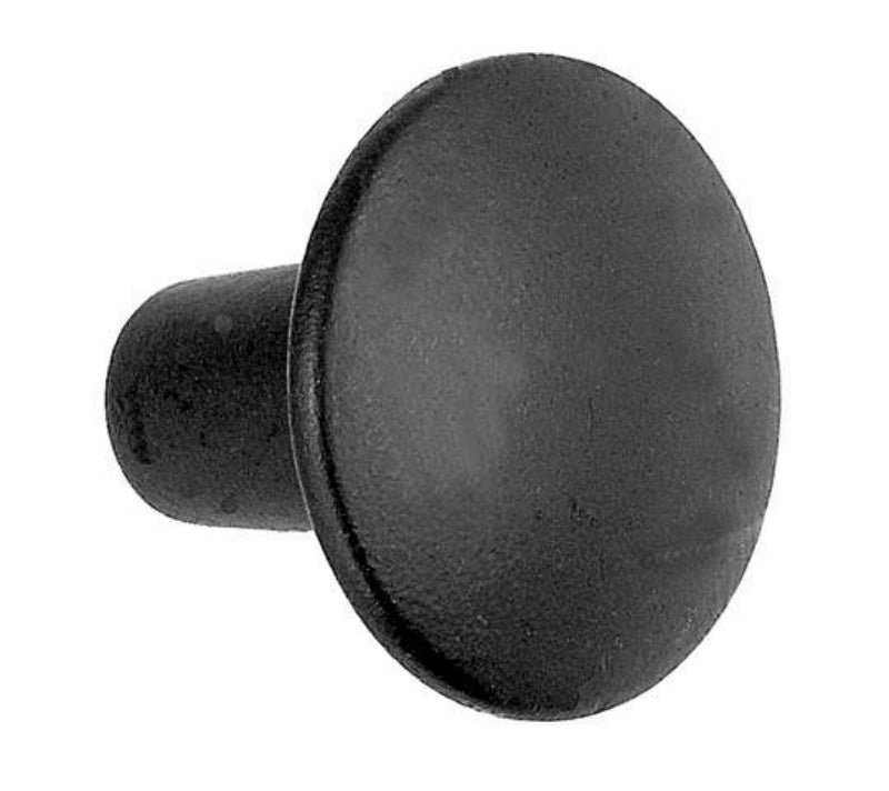 Acorn AP2BP Round Smooth Cabinet Knob, Black, 1-3/8"