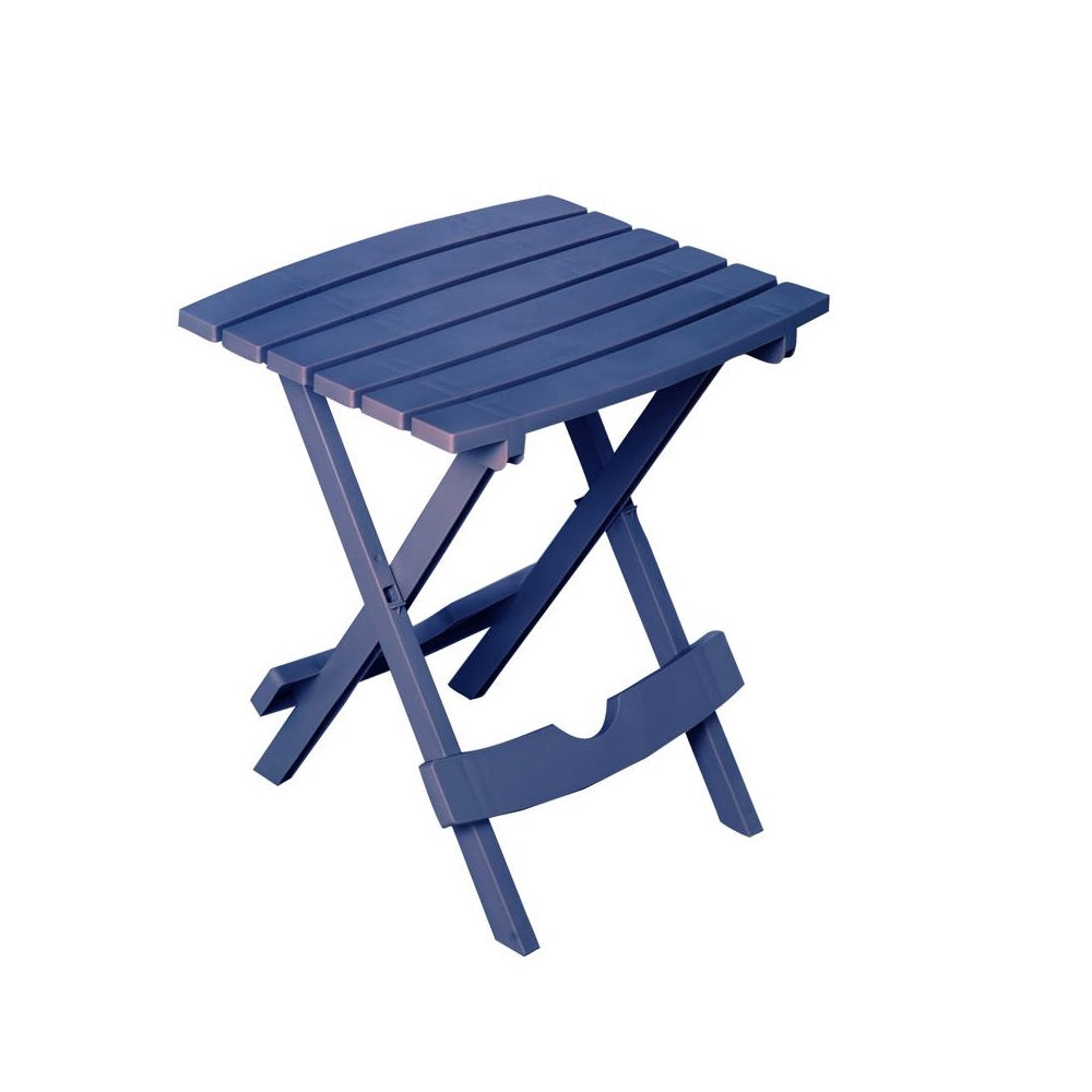 Adams 8510-94-3938 Quik-Fold Folding Side Table, Patriotic Blue