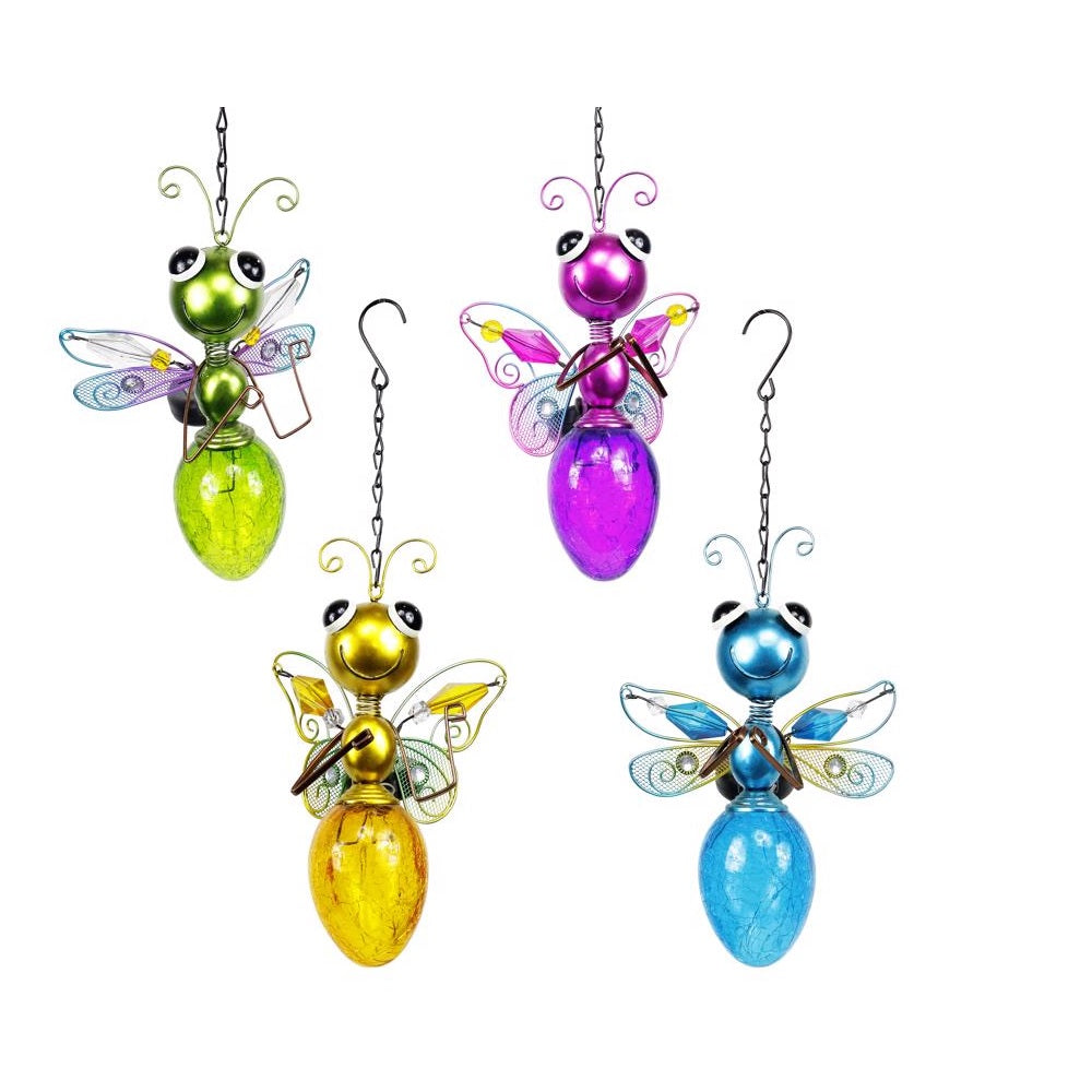 Alpine LJJ940A Hanging Butterfly/Dragonfly, Multicolored