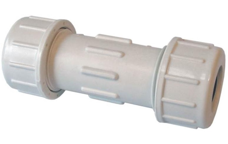 American Valve P600U 1-1/4 PVC Compression Coupling, 1-1/4"