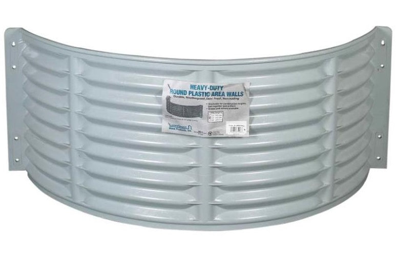 Amerimax 75208 Plastic Area Wall, 18" x 37"