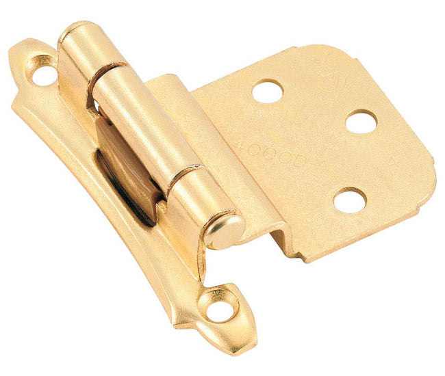 Amerock 1887606 Self-Closing Hinge, Polished Brass, low