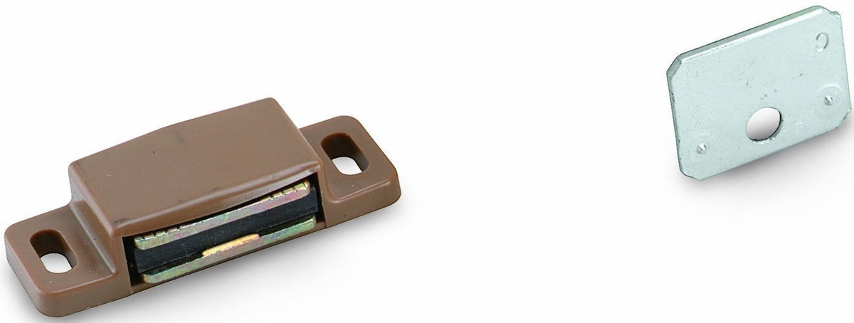 Amerock BP9793PT Magnetic Latch, Tan Plastic, 1-1/8" x 3/4"