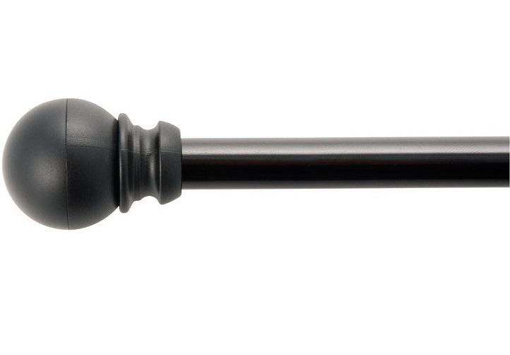 Amerock KN71606 Allison Petite Cafe Rod, 40", Black