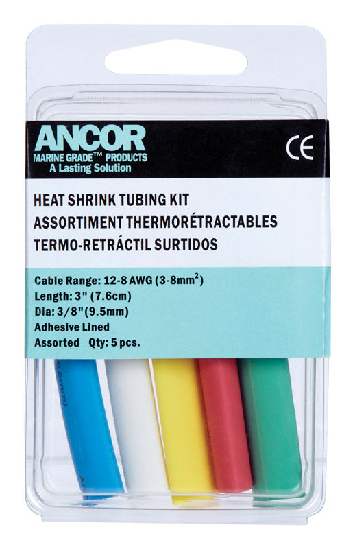 Ancor 304503 Marine Grade Heat Shrink Tubing Kit Assortment, 3"