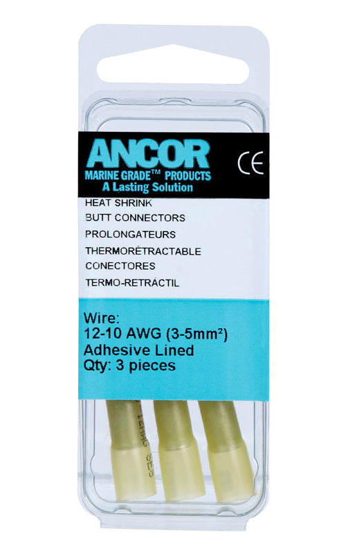 Ancor 309203 Marine Grade Adhesive Lined Heat Shrink Butt Connector