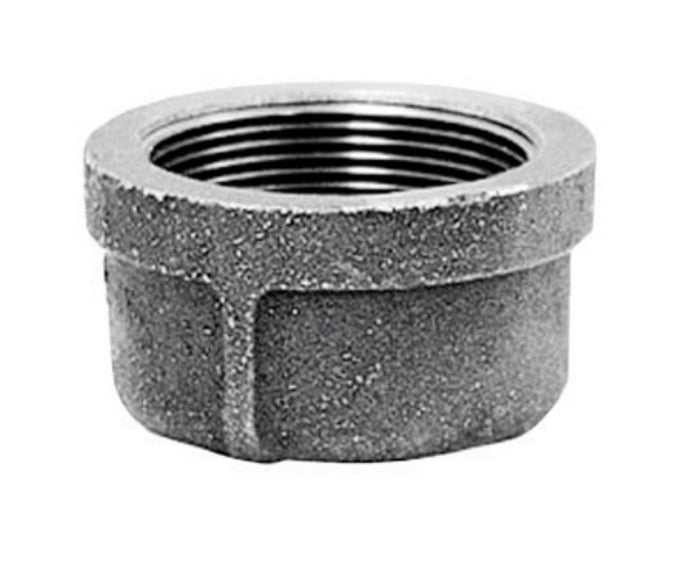 buy black iron pipe fittings cap at cheap rate in bulk. wholesale & retail plumbing goods & supplies store. home décor ideas, maintenance, repair replacement parts