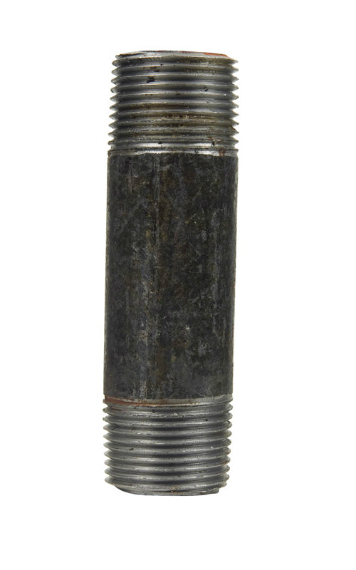 Anvil 8700143509 Steel Pipe Nipple, 1-1/2" x 4", Black