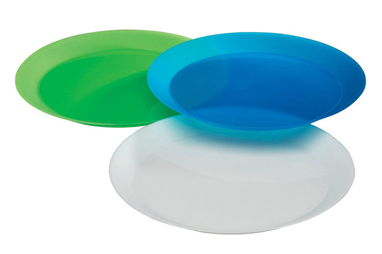 Arrow Home Products 793 Plastic Frostware Plate, Polypropylene, Assorted Colors