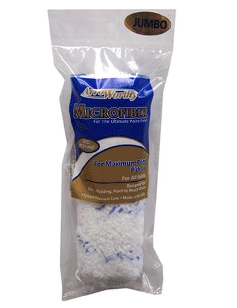 Arroworthy 6.5-MFR4-3PKJ Microfiber Jumbo Roller Cover, 6-1/2", 3 Pack
