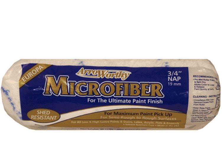 Arroworthy 9MFR6 Microfiber Nap Roller Cover, 9"x 3/4"