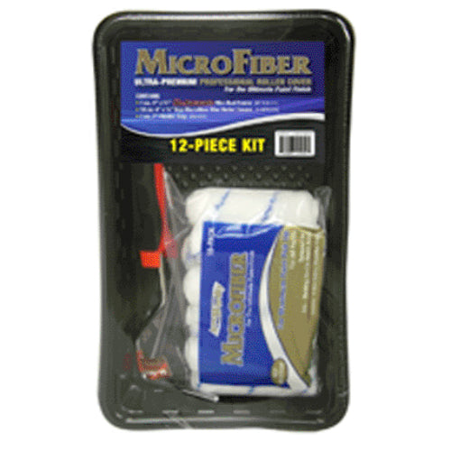 Arroworthy AWMFRKIT Microfiber Mini Roller Kit, 12 Piece