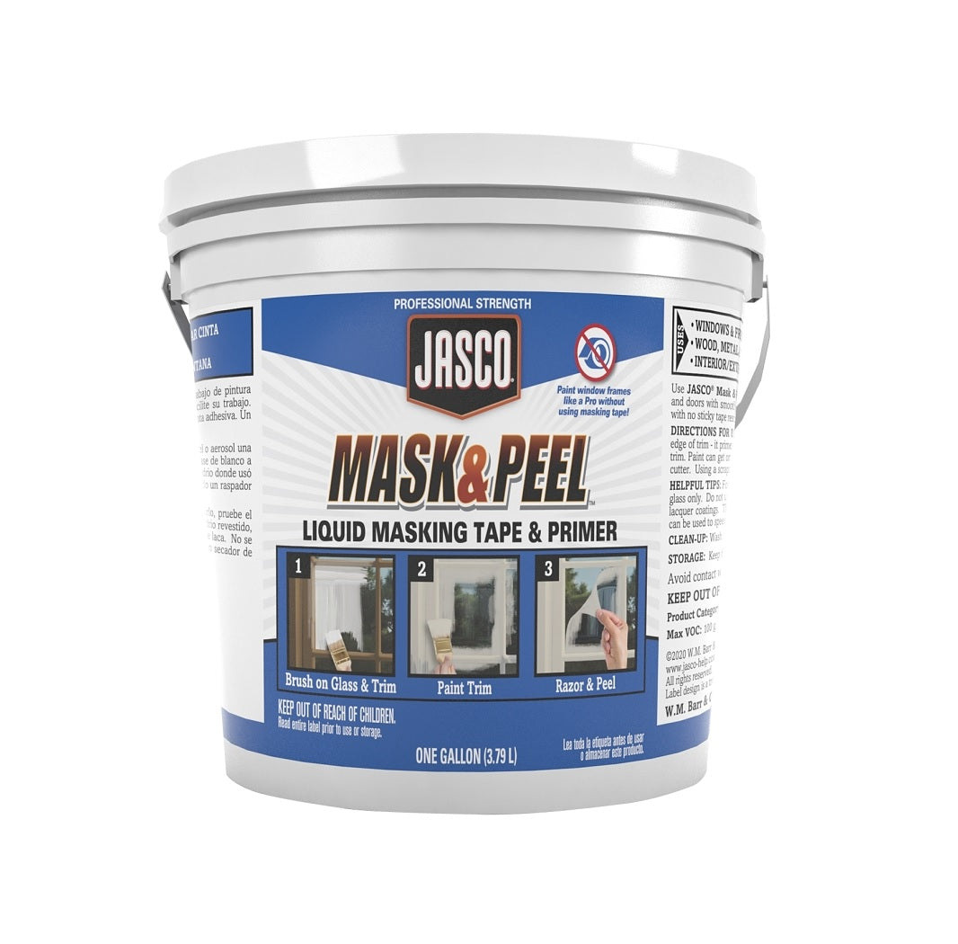 Jasco GJMS00292 Liquid Masking Tape and Primer, White, Flat/Matte