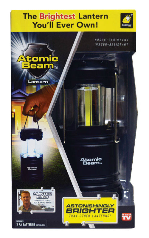 Atomic Beam 11362-6 LED Lantern, 350 Lumens, Black