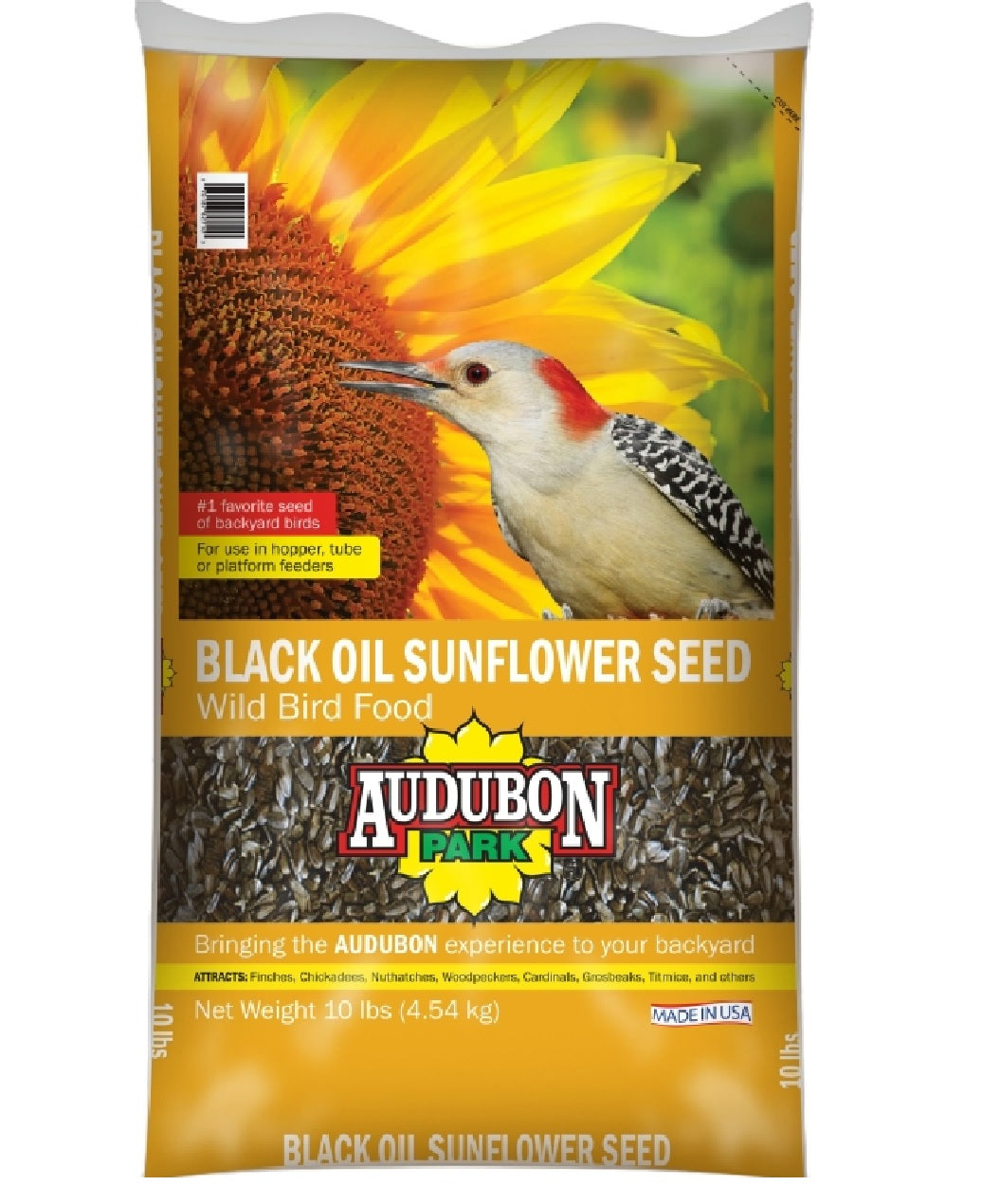 Audubon 12261 Park Black Oil Sunflower Bird Seed, 10 lbs
