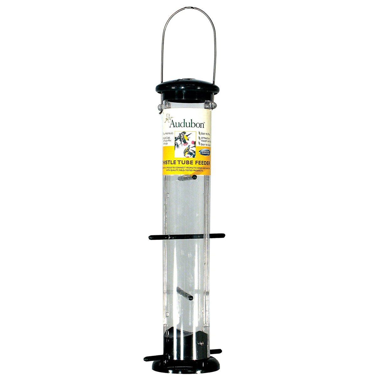 Audubon NATUBE9 Thistle 8-Port Tube Feeder  2 Lbs Holds Of Bird Food