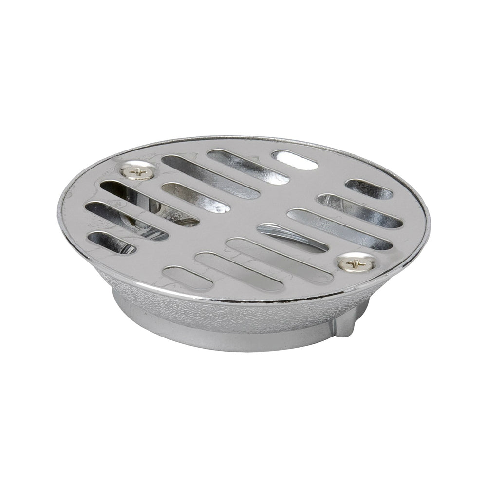 B & K 133-404 Drain Shower Stall Strainer, Chrome-Plated Brass