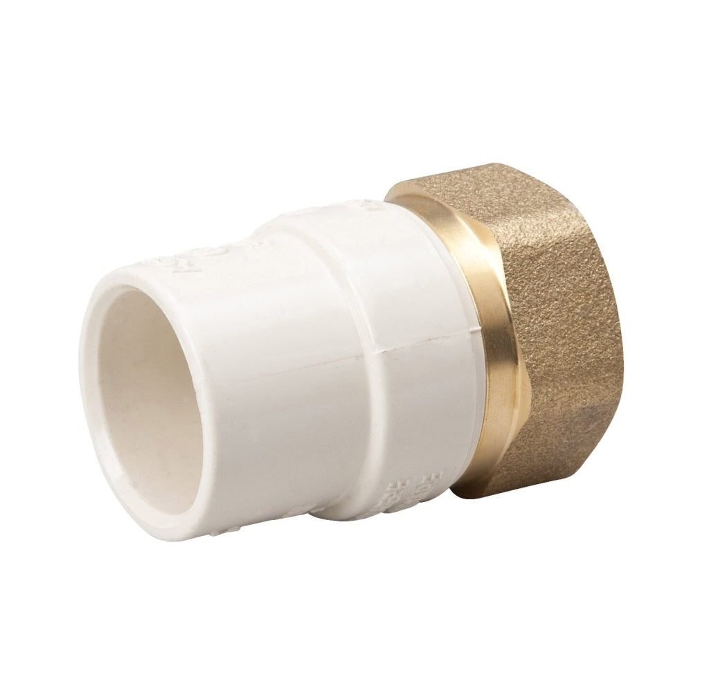 B & K 164-314NL Transition Adapter, Brass/CPVC, 3/4 inch