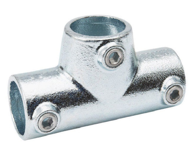 B & K 675-506HC 90-Degree Socket Tee, Galvanized Steel, 1-1/4"