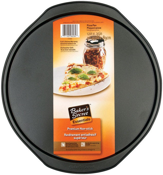 Baker's Secret 1114423 Pizza Pan, 12" x 0.35"