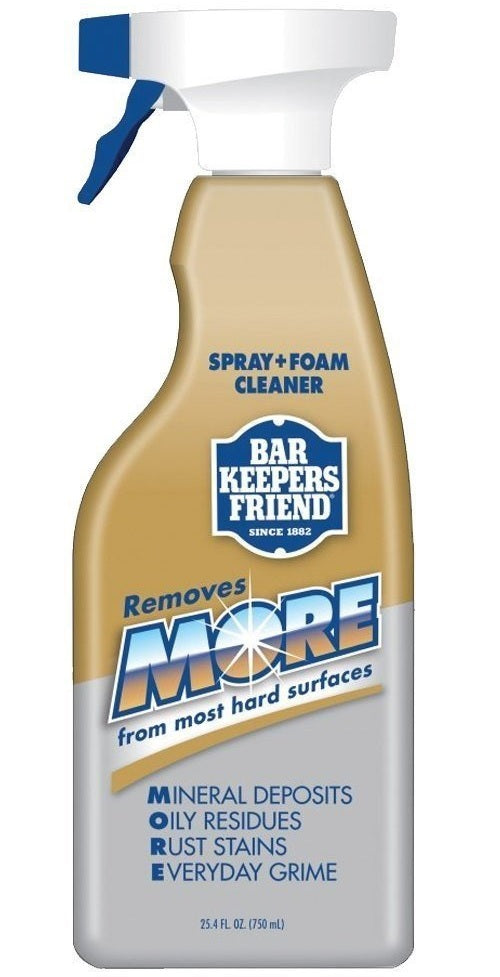 Bar Keepers Friend 11727 More Spray & Foam Cleaner, 25.4 Oz