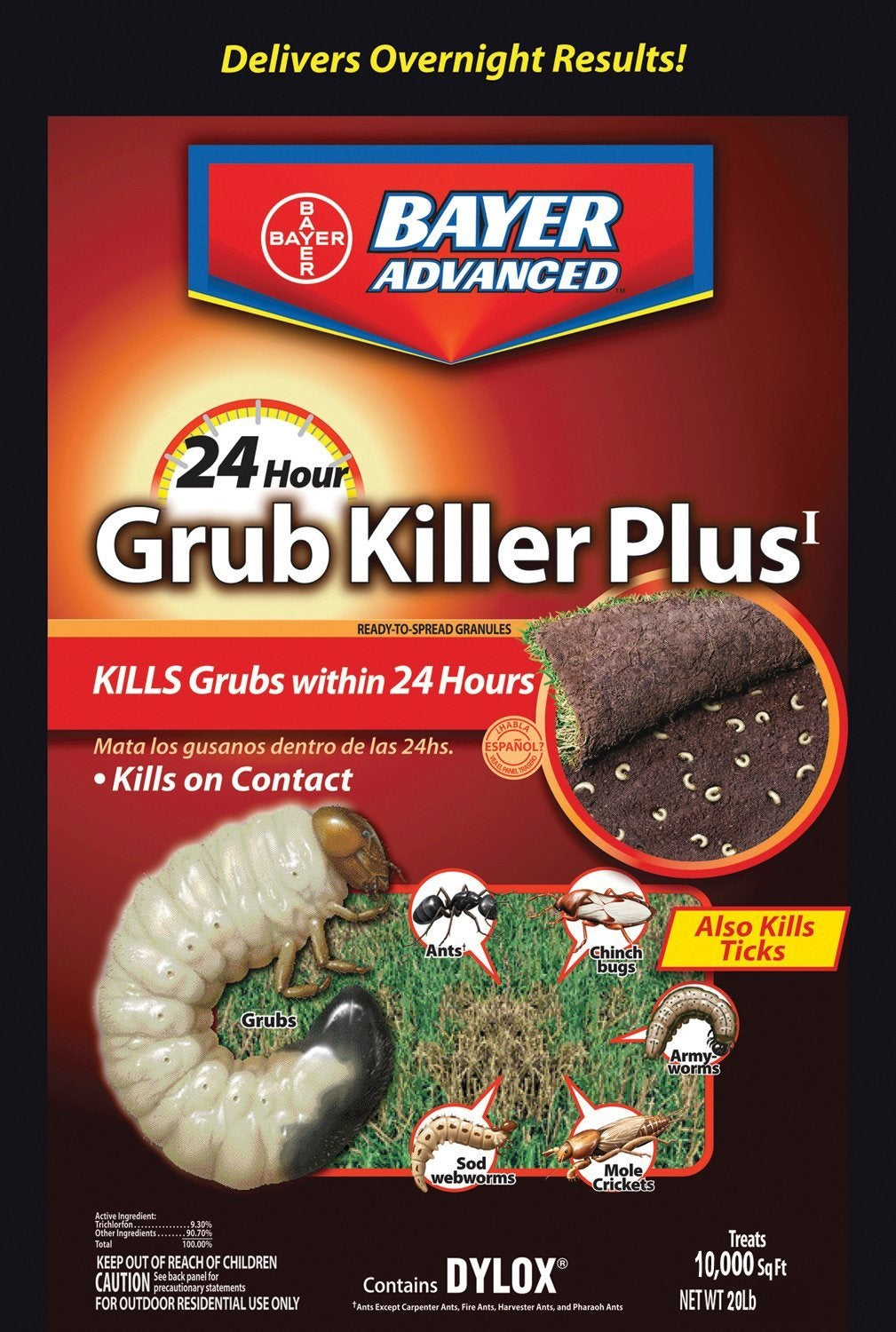 Buy bioadvanced 24 hour grub killer - Online store for lawn insect control, dry in USA, on sale, low price, discount deals, coupon code