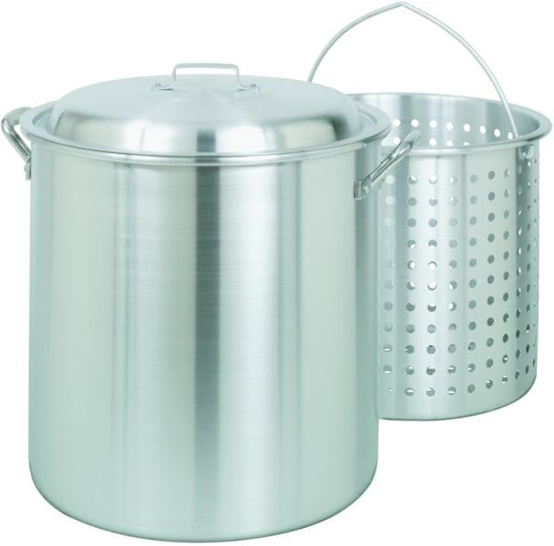 Bayou Classic 1000 Stockpot With Lid & Basket, 100 Quart