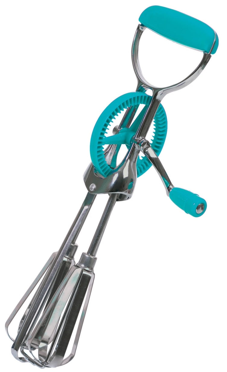 Progressive BA-3021 Egg Beater, Stainless Steel, Teal, 12"