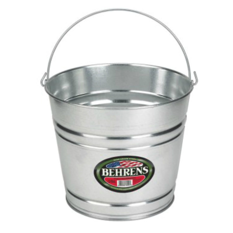 Behrens 1212GS Galvanized Steel Pail, 12 Quart