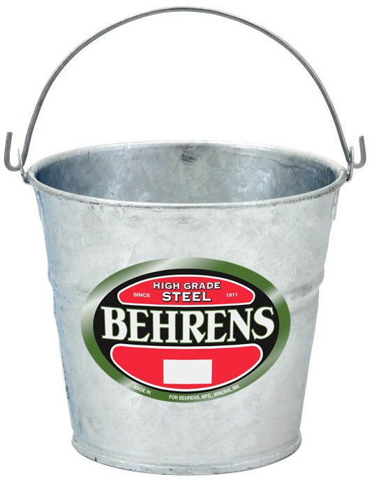 Behrens G100 Hot Dipped Steel Pail, 3.5 Pint