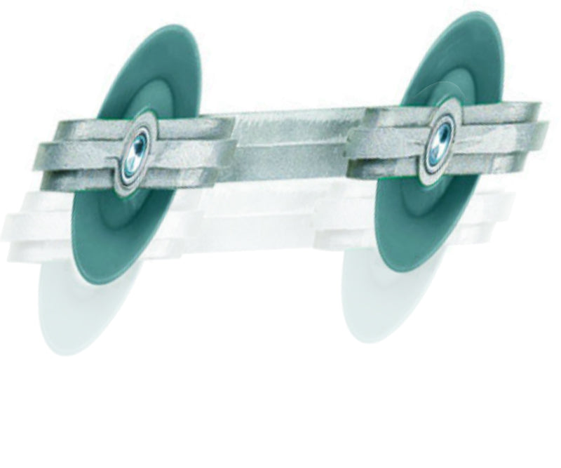 Ben-Mor 90119CT Metal Spacer With Plastic Wheels, 7"