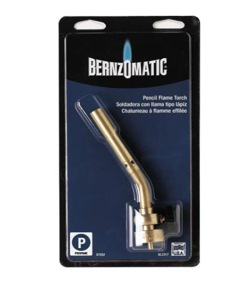 Bernzomatic 329207 Pencil Flame Brass Torch, 1/2"