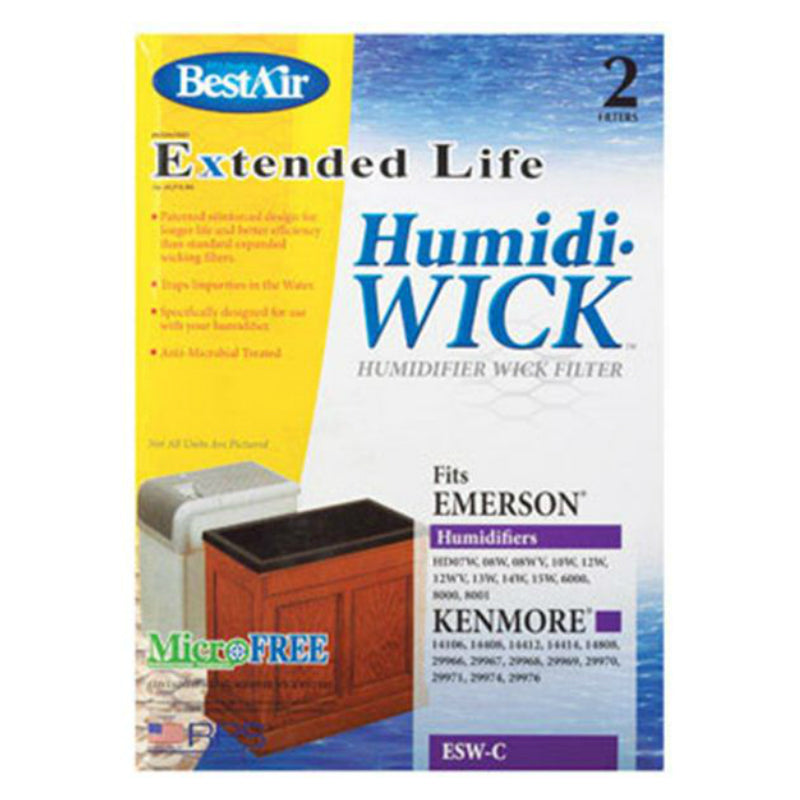BestAir ESW-C Humidifier Wick Filter, 6-1/2" x 5-3/8" x 11-3/8"