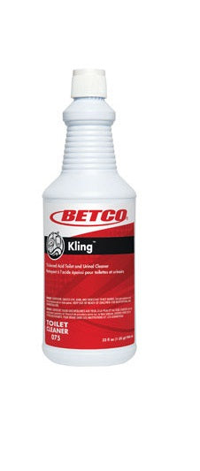 Betco 0751200 Kling Acidic Toilet Bowl Cleaner, 32 Oz
