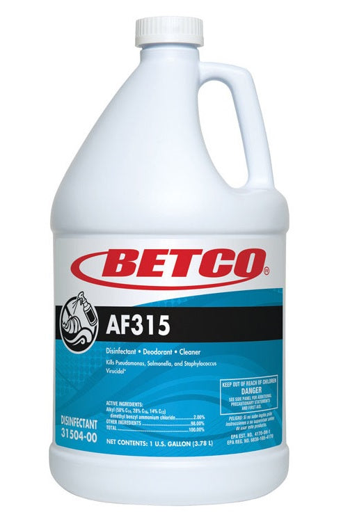 Betco 31504-00 AF315 Disinfectant, 1-Gallon