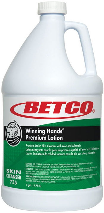Betco 73504-00 Winning Hands Premium Lotion Skin Cleanser, 1 Gallon