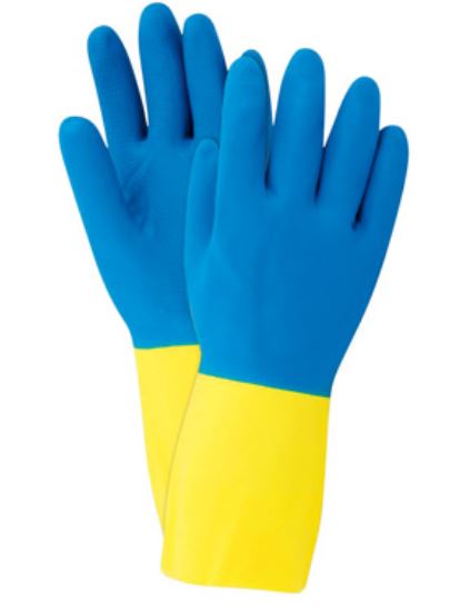 Soft Scrub 12683-26 Neoprene Coated Latex Gloves, Large