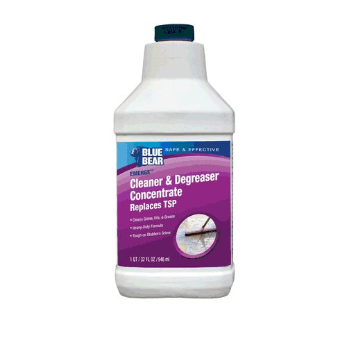 Blue Bear BBRDFQTEAMWT1 Emerge Cleaner & Degreaser Concentrate, Quart