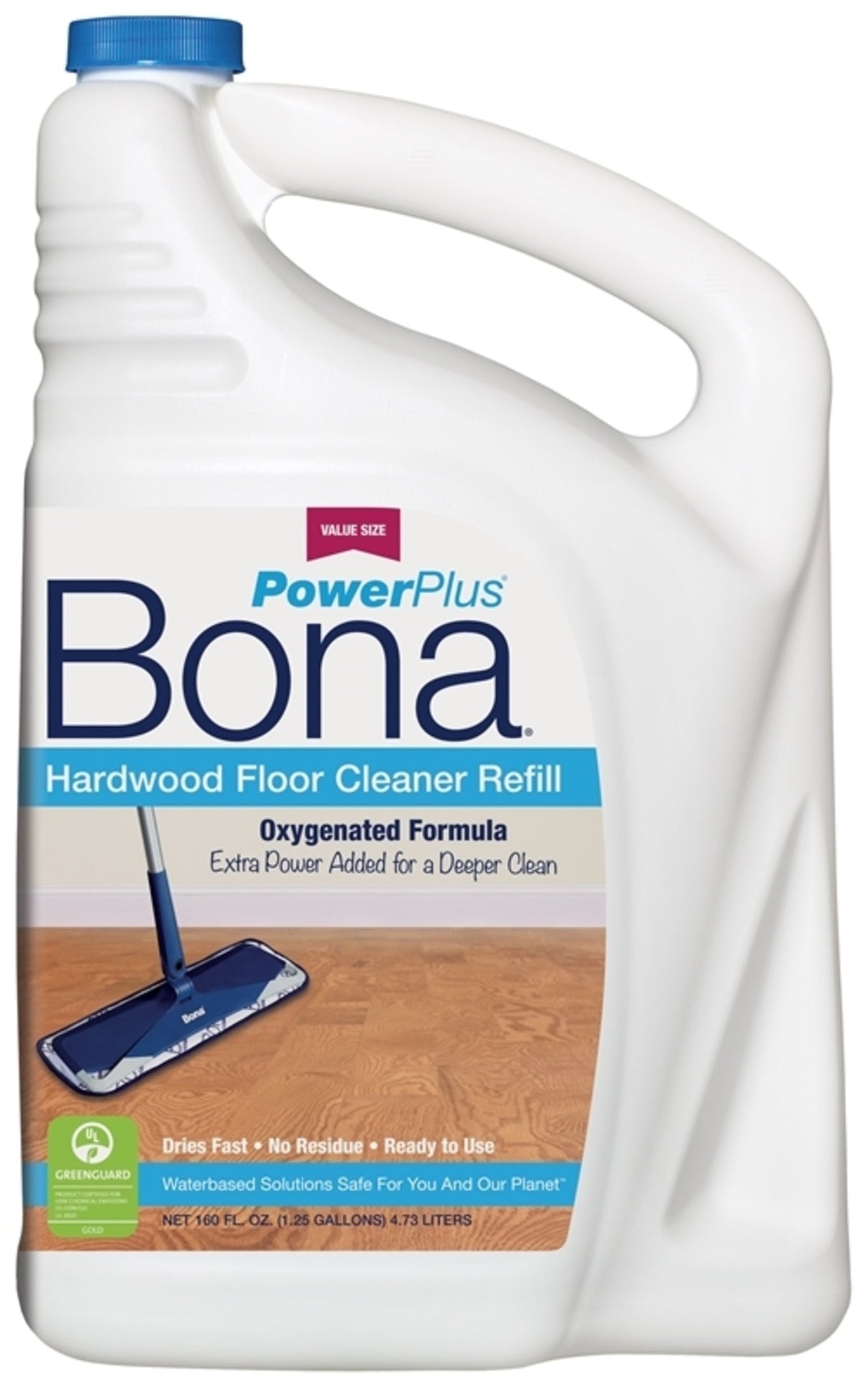 Bona WM850056001 PowerPlus Hardwood Floor Cleaner, 160 Oz