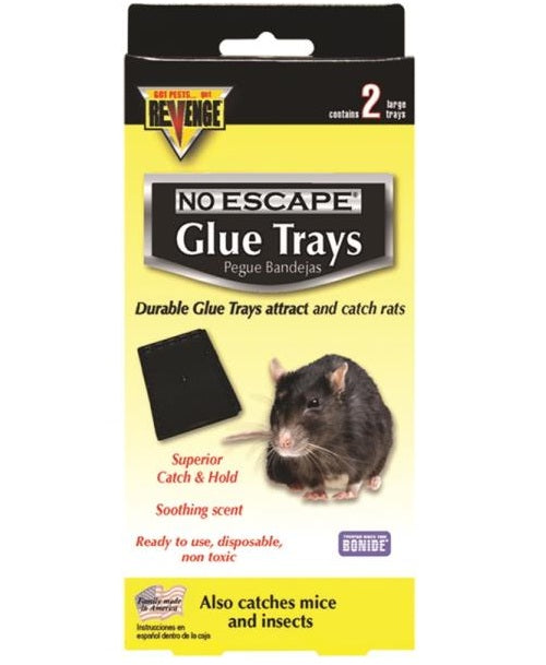 Bonide 47030 Revenge Baited Glue Trays, 2/Pack