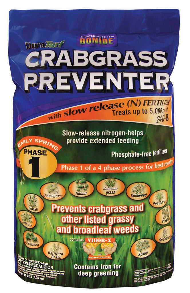 Crabgrass Preventer With Fertilizer, 5000 Sq Ft, low price, best lawn