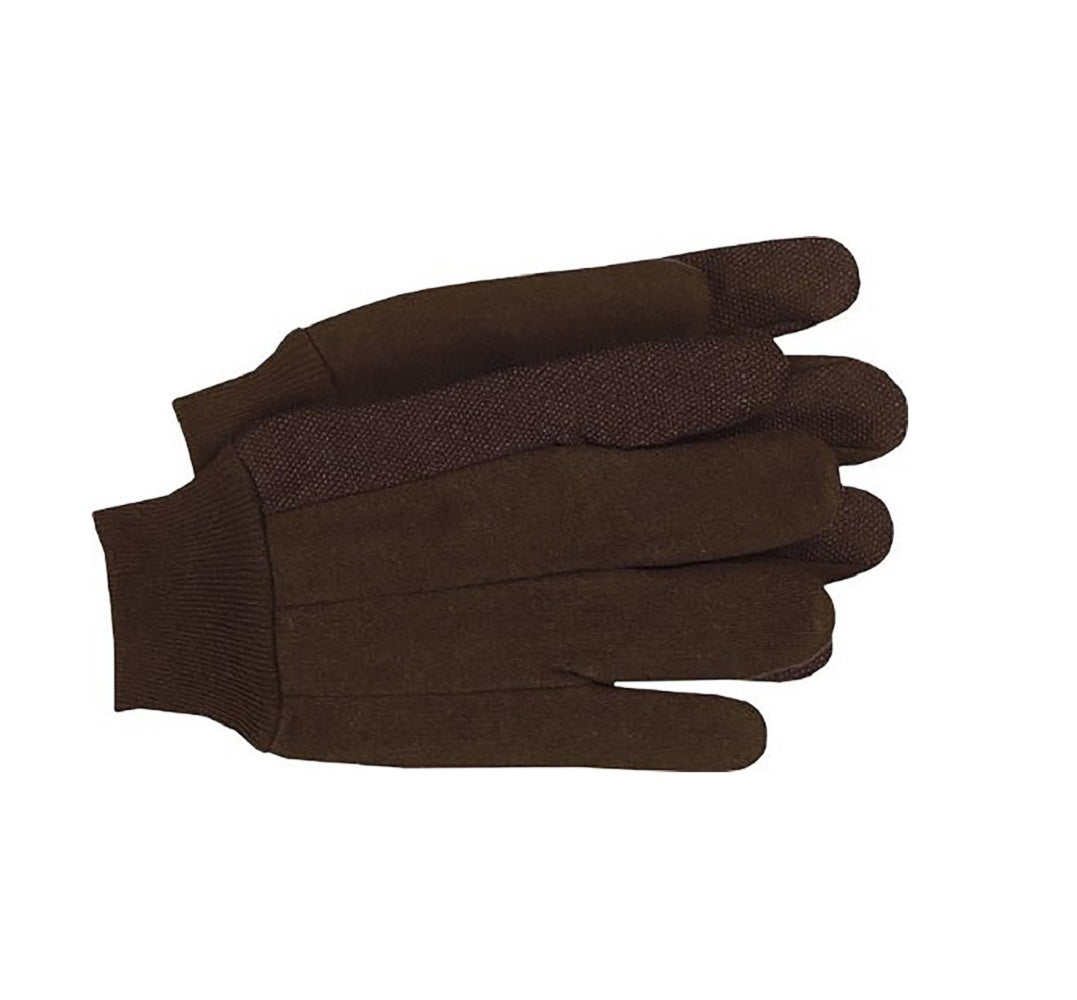 Boss 4024X Men's Dotted Palm Work Gloves, XL, Brown
