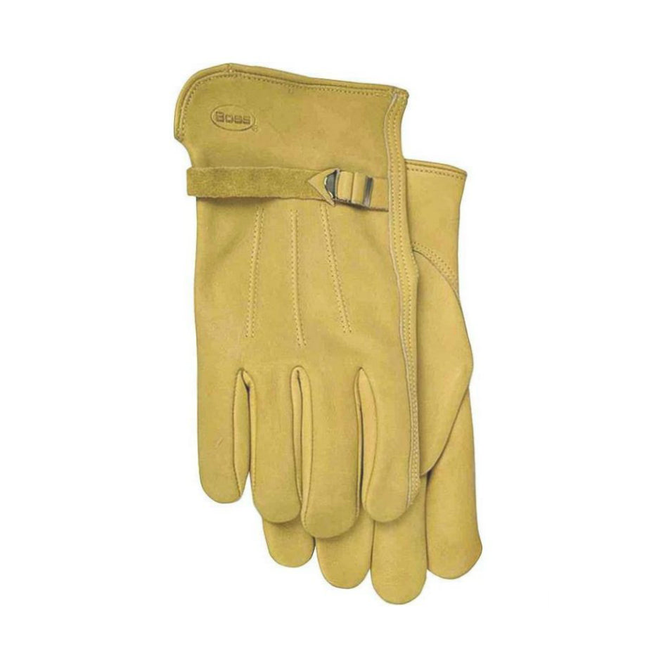 Boss 6023M Premium Tan Cowhide Gloves, Medium