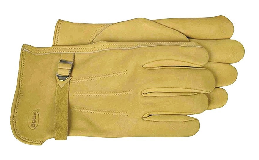 Boss 6023M Premium Tan Cowhide Gloves, Medium